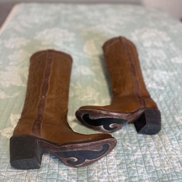 Vintage Corral Kats Westport C1971 leather tall boots - Picture 6 of 12